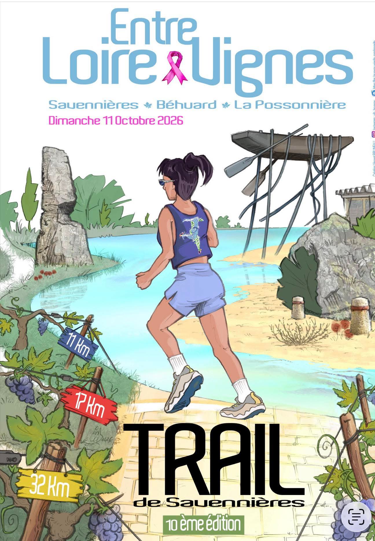 Affiche de Trail Entre Loire et Vignes