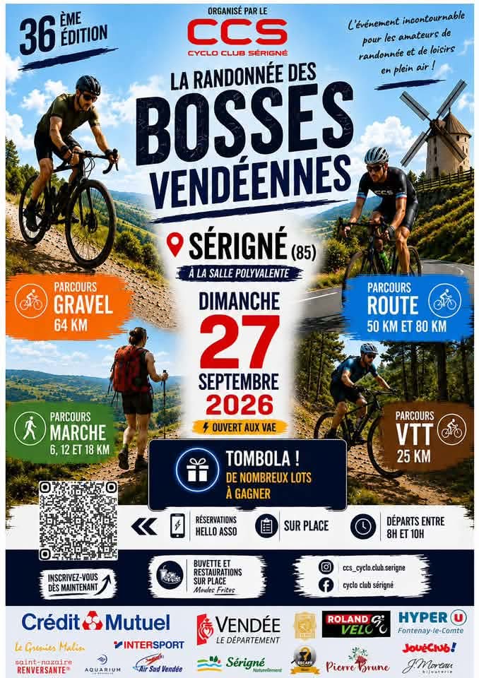 Miniature de l’affiche de Les Bosses Vendéennes · Gravel