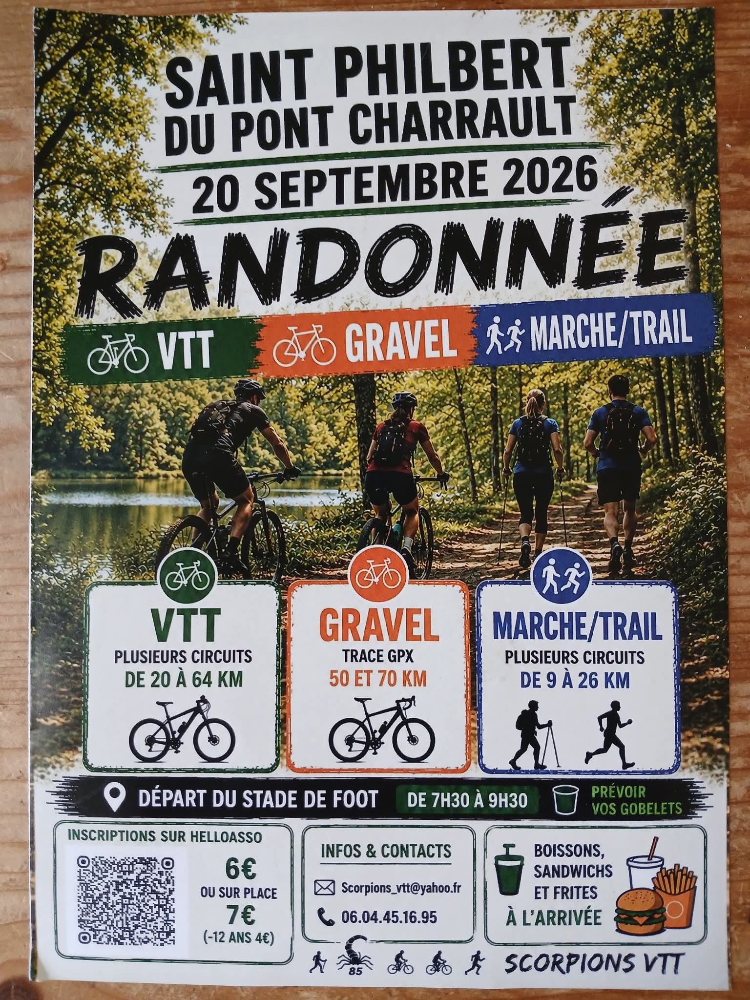 Miniature de l’affiche de Randonnée des Scorpions · Gravel