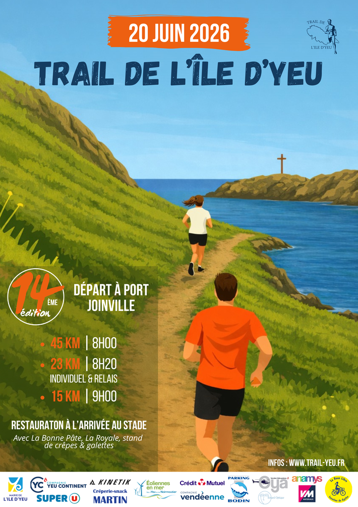 Affiche de Trail de l’Île d’Yeu