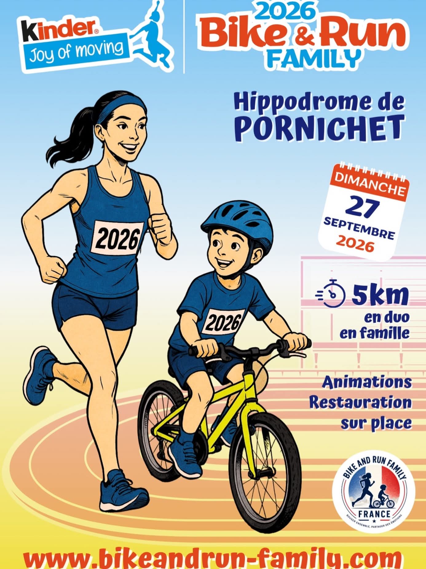Affiche de Bike & Run Family Pornichet