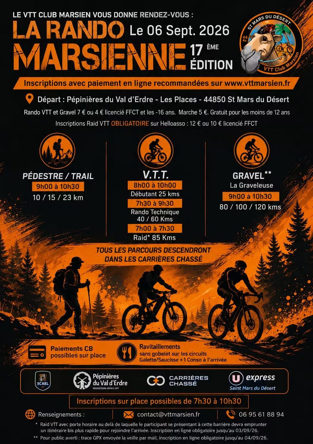 Affiche de La Rando Marsienne · Gravel