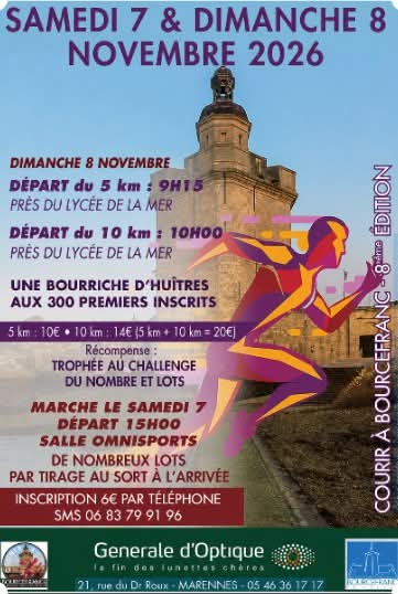 Affiche de Courir à Bourcefranc-Le-Chapus