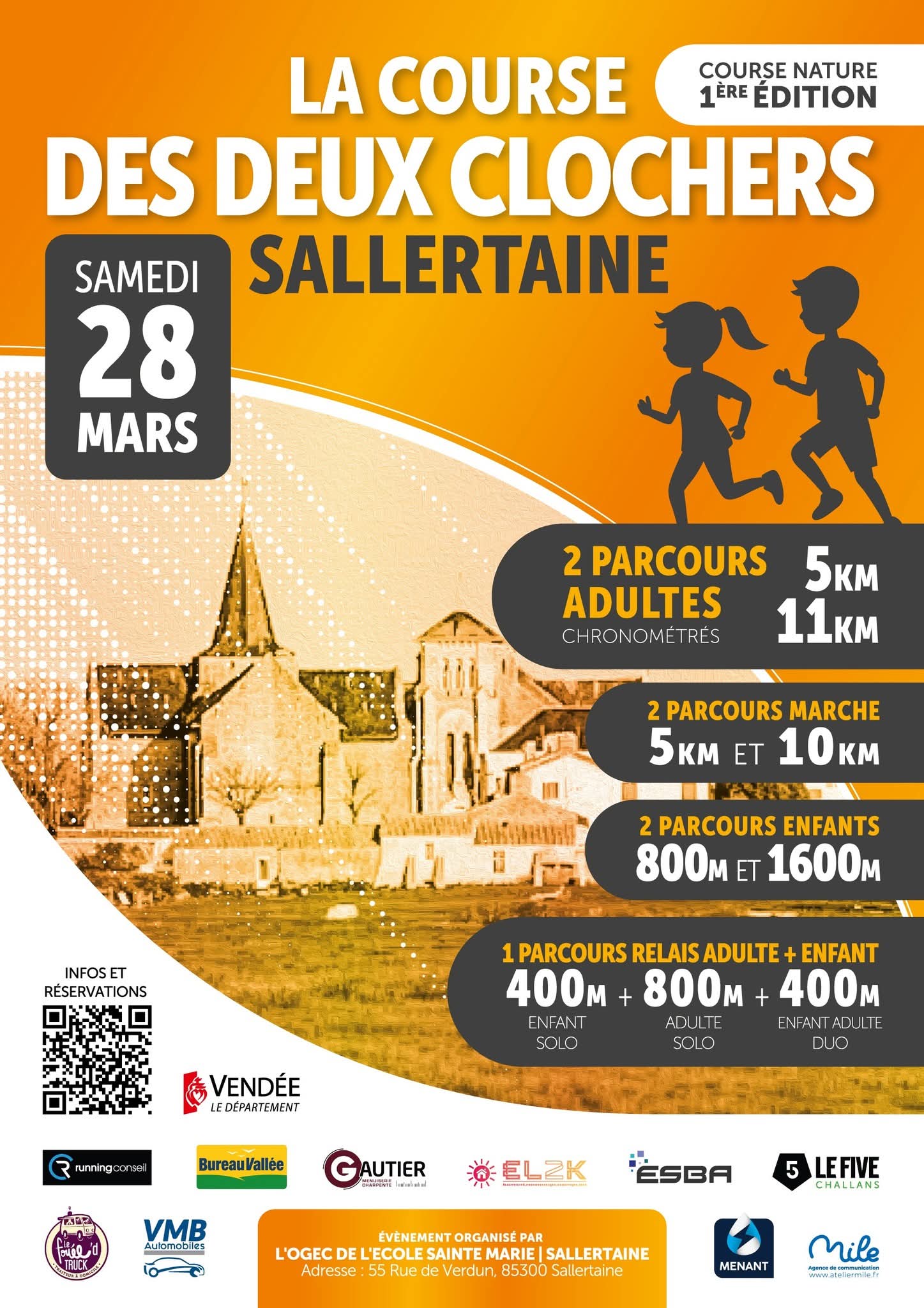 Affiche de La Course des Deux Clochers
