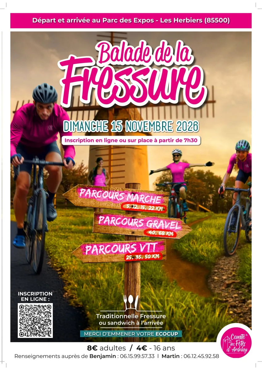 Affiche de Balade de la Fressure · Gravel