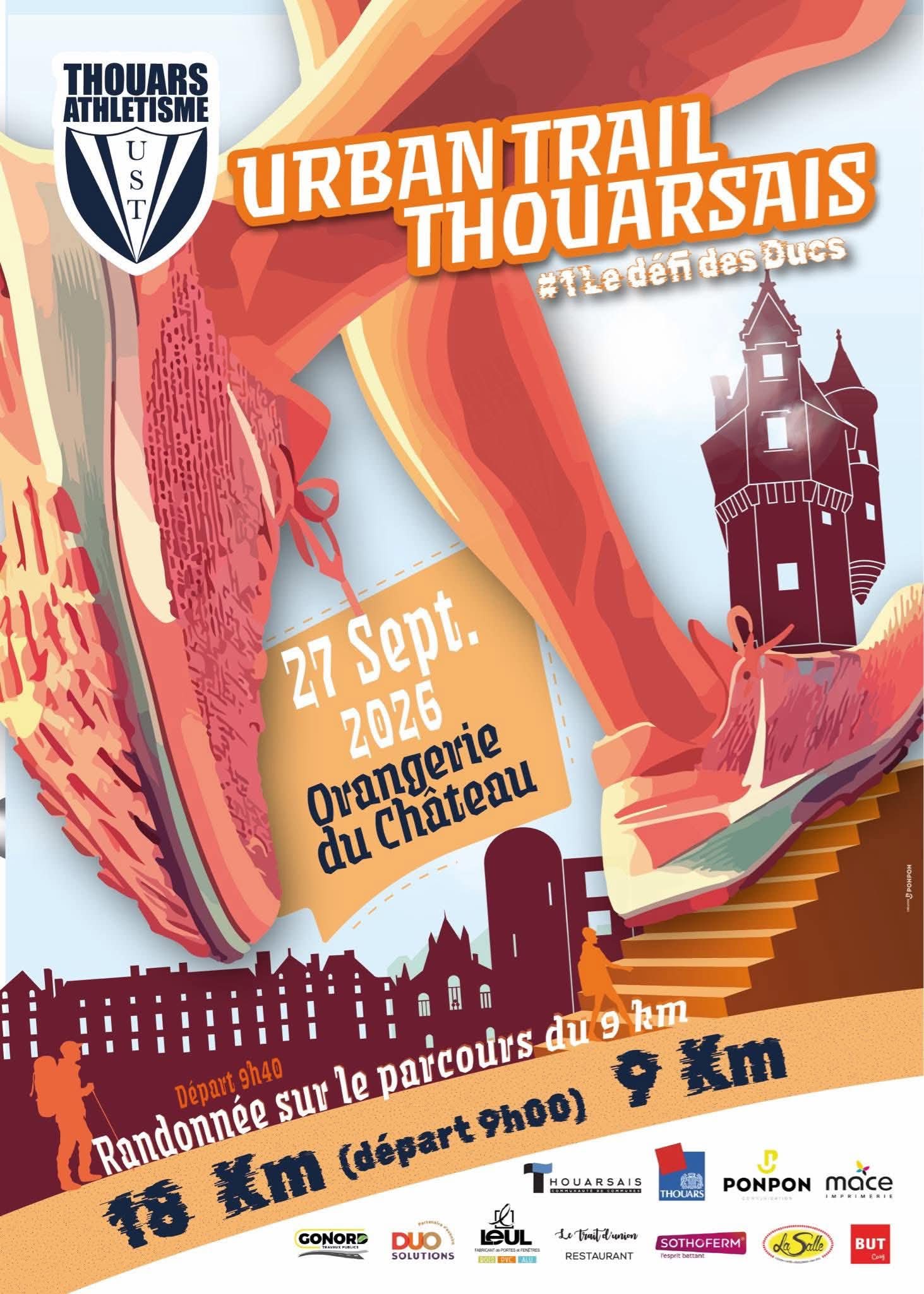 Miniature de l’affiche de Urban Trail Thouarsais · Le Défi des Ducs