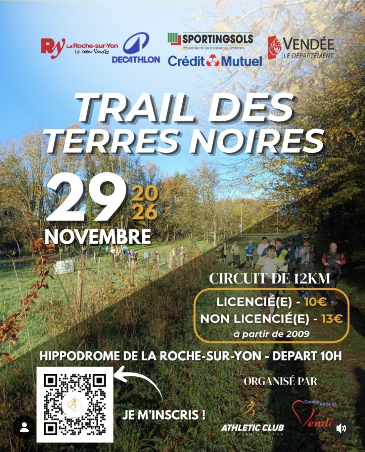 Affiche de Trail des Terres Noires