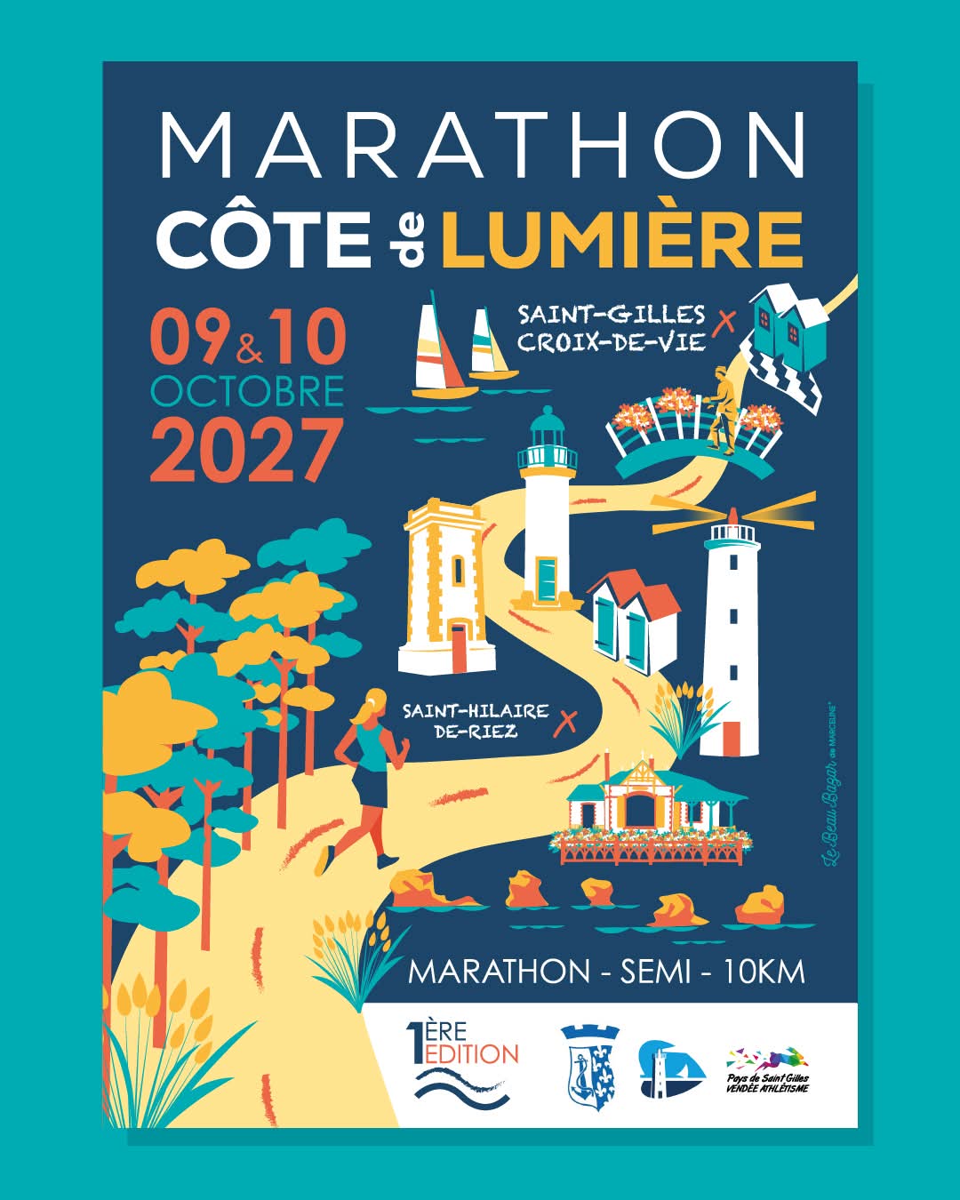 Affiche de Marathon Côte de Lumière