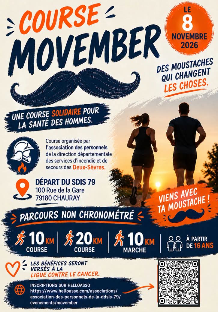 Affiche de Course Movember