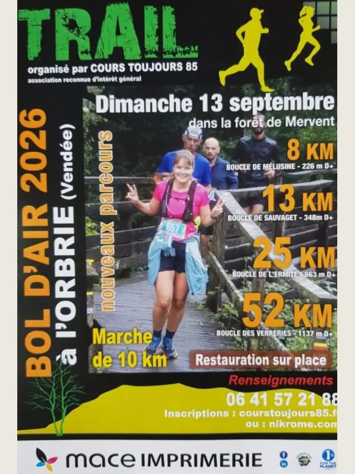 Affiche de Bol d’Air de la Forêt de Mervent