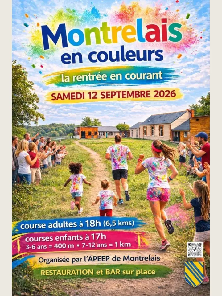 Affiche de Montrelais en couleurs