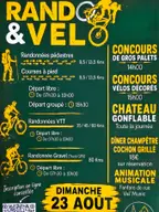 Affiche de Rand & Vélo – Étiau en fête · Course à pied